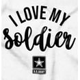 thumbnail image 2 of US Army Star Logo I Love My Soldier Men's Graphic T Shirt Tees Brisco Brands M, 2 of 4