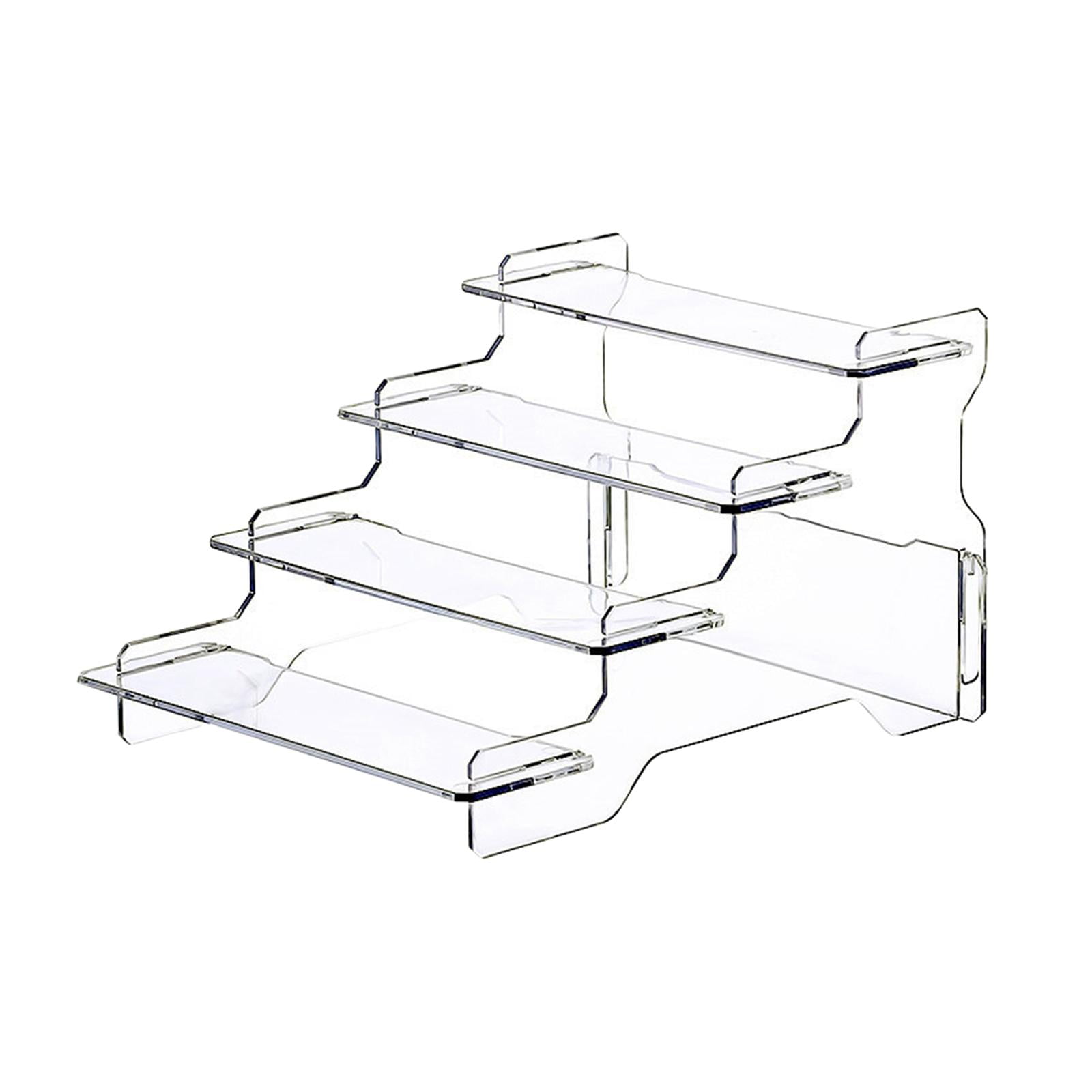 Transparent Display Stand Counter Retail Riser Cupcakes Holder ...