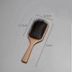 thumbnail image 4 of Cepillo de madera para el cabello con suave masaje del cuero cabelludo, peine de madera tipo paleta para mujer, cojín de aire elástico., 4 of 5