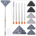 thumbnail image 1 of CUITING 82 Inch Wall Mop with Long Handle 360° Rotatable Wall Cleaner with 39.8-82 Inch Extension Pole Triangle Mop Kit, 1 of 7