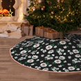 thumbnail image 6 of KLL Daisies Flowers Christmas Tree Skirt 30" ,Party Decorations Farmhouse for Christmas Decorations Holiday Party, 6 of 6