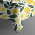 thumbnail image 5 of Yellow Lemon Fruits GreenLeaves Pattern Square Tablecloth,Waterproof Square Table Cover,Wipeable Spillproof Washable Table Cover for Home Kitchen Party Decor 60"x60"(152x152cm), 5 of 6
