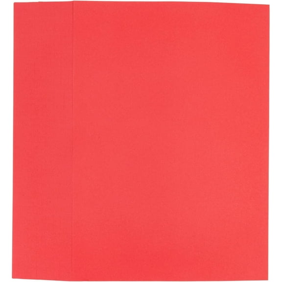 100 Sheets Red Copy Printing Paper, 8.3 X 11.7 inch Color Printer Papers, Red Construction Paper for Card Making Scrapbooking School Office Party DIY Craft