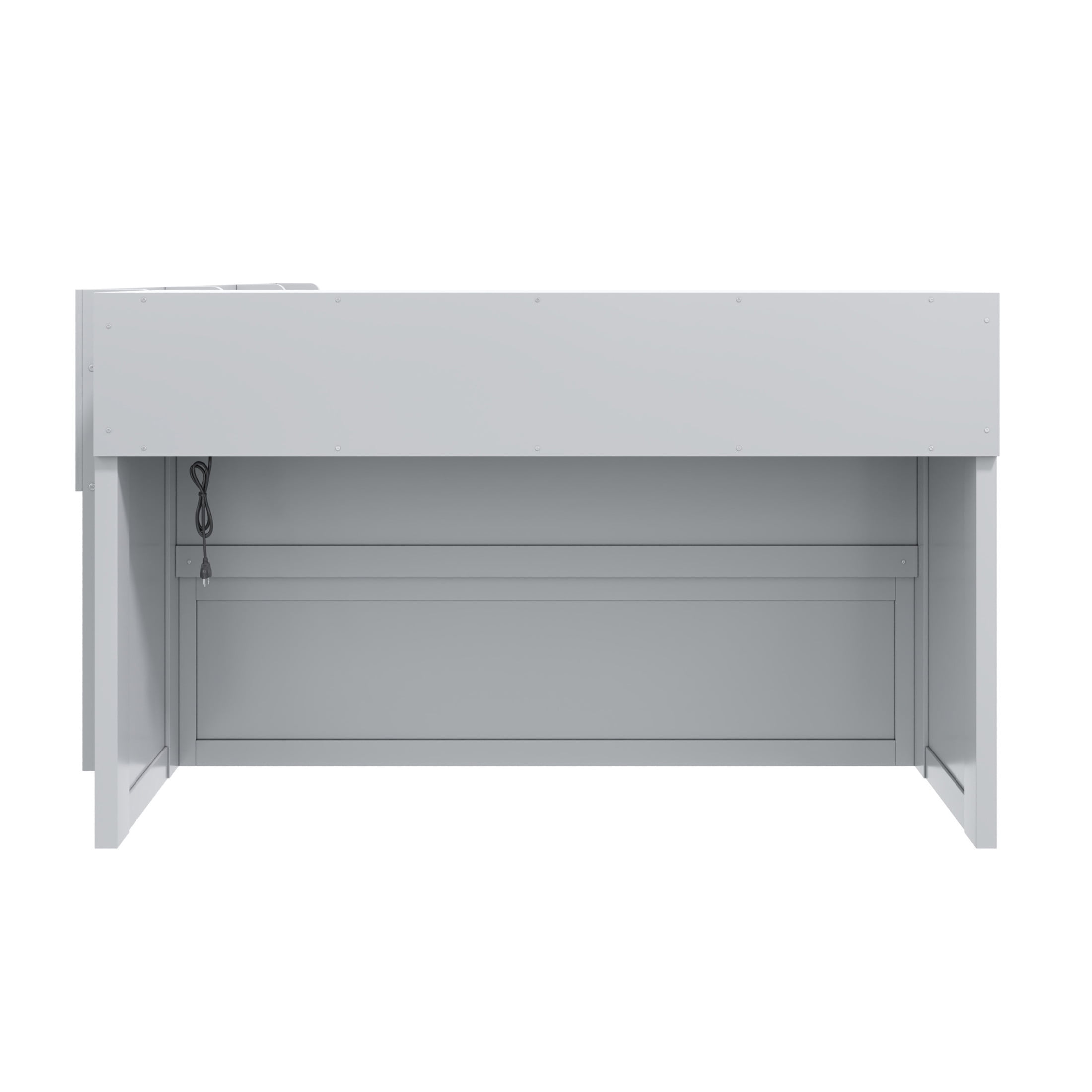 Noble House Arvion Full Size Wood Daybed with 7 Storage Cabinets, Built-in Shoe Rack and USB Charging Port, Gray