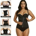 thumbnail image 3 of Lilvigor Women Waist Trainer Corset Tummy Control Zipper Vest Workout Body Shaper Cincher Tank Top with Straps, 3 of 7