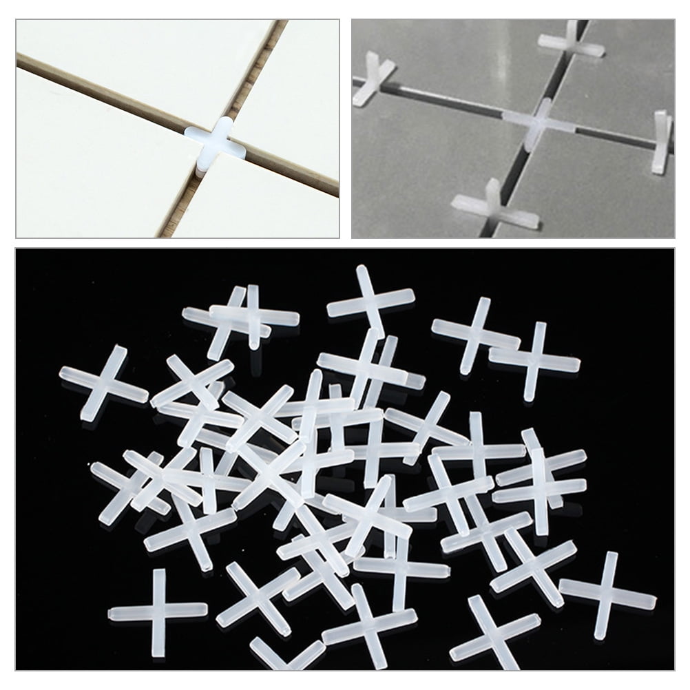 thumbnail image 2 of 600Pcs Wall Floor Tile Plastic Y Type Spacers Tiling Tools 2.5mm 1/8", White | UK 2 of 14