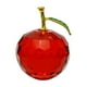 thumbnail image 2 of pstuiky Adorno navideño de manzanas facetadas de cristal. Figuras de manzanas de cristal coleccionables para regalos de Navidad y decoración navideña del hogar., 2 of 6