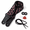 Pink Wildflower-Flower, variant on Pink Wildflower-Flower Woven Guitar Strap For Acoustic And Electric Guitars
