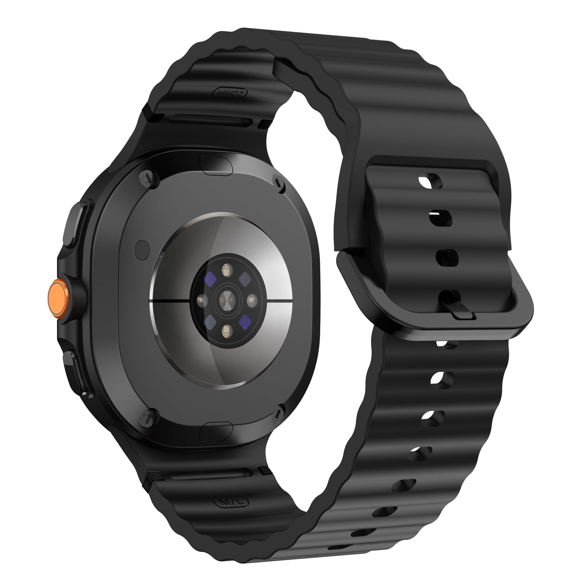 GadgetCom Replacement Band Compatible with Samsung Galaxy Watch8 / 8 Classic , Soft Silicone Watch Band Sport Workout Strap
