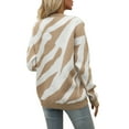 thumbnail image 2 of Yuemengxuan Girls High-Quality Long Sleeve Knitwear, Round Collar Loose Knitted Tops Sweater, 2 of 9
