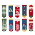 thumbnail image 3 of GYRATEDREAM Toddler Baby Christmas Cartoon Crew Socks Kids Boys Girls Winter Warm Cotton Hiking Thermal Thick Boot Cozy Crew Socks 5 Pairs for 1-12 Years, 3 of 3