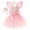 Pink, variant on Wdgfv Girls Layered Stars Sequins Tutu Skirt Princess Ballet Dance Dress Rainbow Fairy Princess Dress