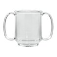 thumbnail image 3 of G.E.T. 8 Oz Clear Tritan Plastic Adult Sippy Mug - 5L x 2 3/4"W x 3 3/4"H, 3 of 5