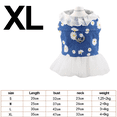 thumbnail image 2 of Vestido para perro Apuakthei con arnés y anilla en D, ropa para cachorros, camisa, disfraz de flores para perros pequeños, margaritas, 2 of 5