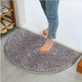 thumbnail image 2 of Tapis Demi-Cercle Demi-Lune Tapis de Salle de Bain Tapis de Cuisine Extérieur, 2 of 8