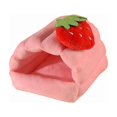 thumbnail image 1 of Rat Hamster House Bed Winter Warm Fleece Small Pet Chinchilla House Accessories Pink L(20*19*15CM), 1 of 4