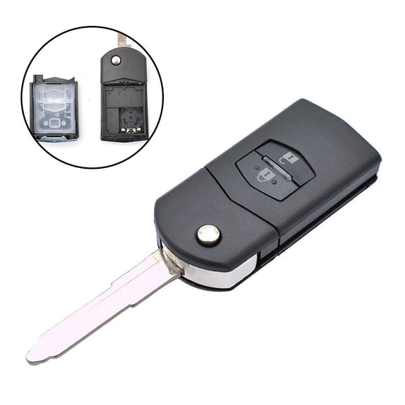 Car Key Shell For Mazda Demio 2 3 5 6 CX7 CX9 RX8 MX5 MPV Key Remote Fob Case