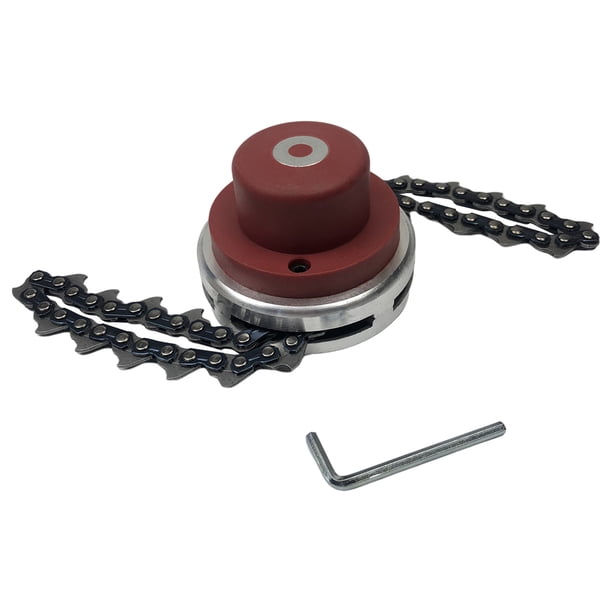Universal Grass Trimmer Garden Sieto Cabeza Máquina Hardware Césped Cadena Cabeza Cabeza de Jardinería Equipo de jardinería Triming Tool Accesorios Rojo seitruly TO001198-02