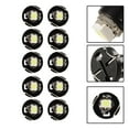thumbnail image 6 of ZHIMAO 10pcs Ice Blue Neo Wedge T4.2 1SMD LED 12-14V DC Car Cluster Instrument Dash Dashboard Gauge Climate Light Bulbs Car Accessories, 6 of 9