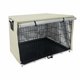 thumbnail image 1 of Funda Impermeable Para Jaula De Perro, Cubierta Protectora Solar Para Jaula De Mascotas, Protector De Jaula De Alambre Para Exteriores E Interiores, Color Beige, 79-50.8-53 Cm. Beige 79-508-53 cm, 1 of 9