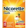 Nicorette Nicotine Coated Gum to Stop Smoking, 4mg, Fruit Chill Flavor - 160 Count+20ct