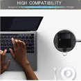 thumbnail image 4 of for Samsung Galaxy Z Flip 4 Case with Ring Holder Slim Fit Leather PC Hard Protective Phone Case Compatible with Galaxy Z Flip 4 5G 2022-Black, 4 of 6
