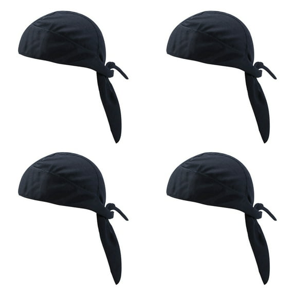 4X Quick Dry Scarf Pure Cycling Cap Summer Men Running Riding Bandana Headscarf Pirate Hat Hood Headband Black