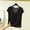 Black, variant on Jerdar Women's Summer Casual V Neck Shirt Short Sleeve Oversized T Shirts Daily Wear Tee Tops L
