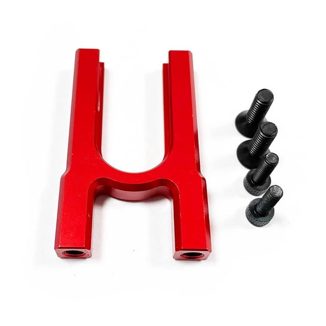serony Aluminum Alloy Durable Steel Plate Fixed Seat For 1/7 6S RC Car Part RC Car Accessories Replacement Parts Red