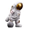 thumbnail image 1 of Resina Astronauta Astronauta Estatua Adorno Oficina En Casa Escritorio Estatuilla Decoraciones Oro 9,5x9,5x15,5 Cm Sunnimix Figuras de astronauta de resina, 1 of 8