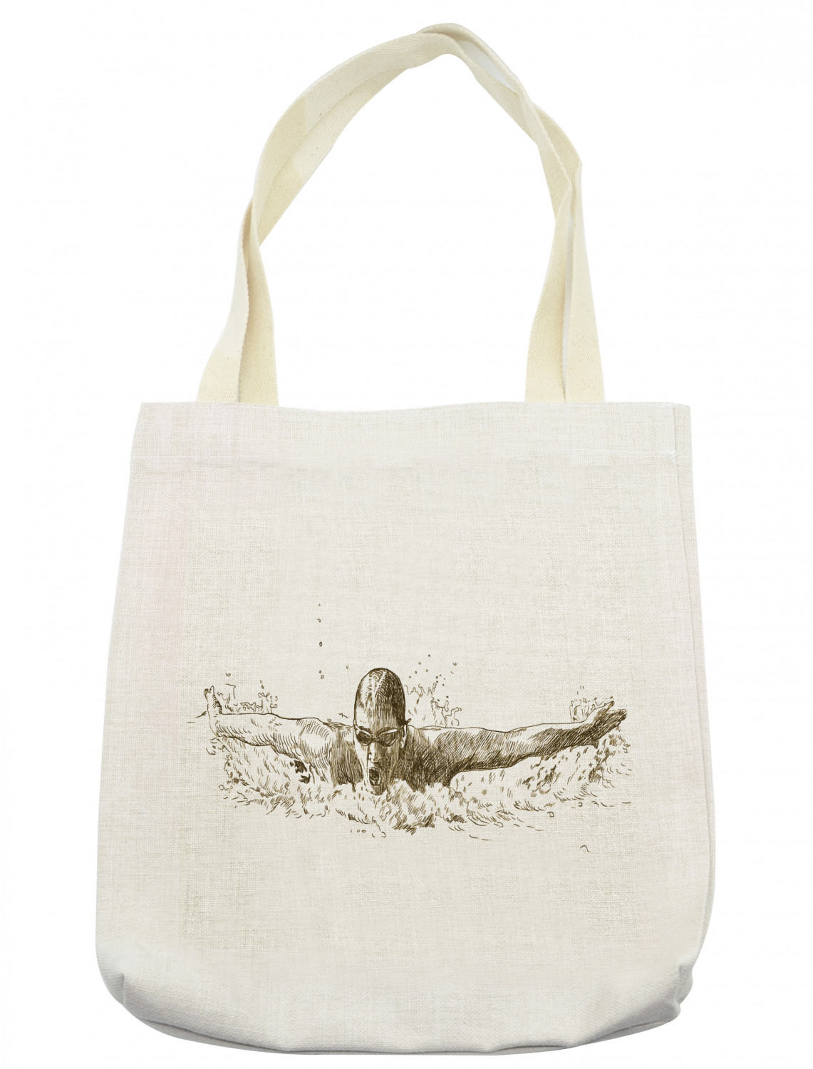 Foldaway Reusable Cotton Bag Love Bird ART Illustrated Shopping Bag Bag for Life Tote