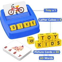Educational Toys for 3-5 Year Old Boy Girl Gifts, Matching Letter Learning Games Activities, Ideal Christmas Birthday Gift for Toddler Kids Age 3 4 5 6 7 Year Olds Boys Girls