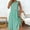 Green, variant on QUNYINEY Striped Womens Sun Dresses Summer Midi Sleeveless Casual Tank Dress Crew Neck A Line Loose Fit Beach Dress