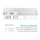thumbnail image 5 of Advancent Práctico estante de aluminio para almacenamiento de cocina, organizador de utensilios de cocina, ganchos para especias, vajilla, estante de Organizadores de utensilios de cocina 40CM Advancent HA024803-01, 5 of 6