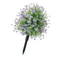 thumbnail image 3 of Arbustos de árboles topiarios artificiales Plantas falsas para exteriores con arbustos con estacas de tierra para Violeta, 3 of 9
