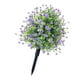 thumbnail image 3 of Árbol topiario artificial para exteriores, plantas artificiales con estacas de tierra, arbustos con Violeta, 3 of 9