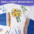 thumbnail image 5 of Small Paint Brushes,160 Pcs Nylon Hair Paint Brushes with Flat & Round Pointed Acrylic Paint Brushes Set, 5 of 5