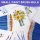 thumbnail image 5 of Small Paint Brushes,160 Pcs Nylon Hair Paint Brushes with Flat & Round Pointed Acrylic Paint Brushes Set, 5 of 5