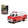 1977 Chevrolet G20 Van City Fire Department Hobby Exclusive 1/64 Diecast Car Model by Greenlight