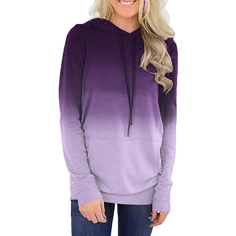 women's ombre sweatshirt