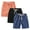 Orange, variant on TOPUUTP 3 Pack Girls Shorts Toddler Baby Boys' Linen Shorts Kids Casual Shorts Pull-On Shorts Soft Girls Boys Shorts for Summer 3T