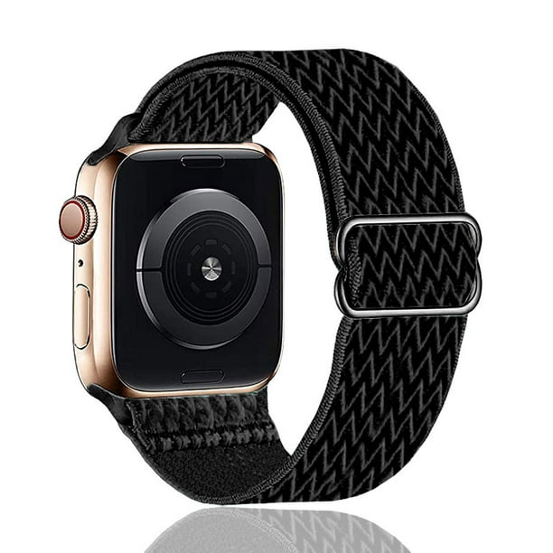 Aumentar Cayo autobús Wish Watch Bands Compatible with Apple Watch Band 42mm 44mm 45mm, Stretchy  Nylon Solo Loop Band for iWatch Series 7/6/5/4/3/2/1 SE, Adjustable  Elastics Strap for Women Men S1268 - Walmart.com