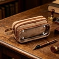 thumbnail image 6 of Solivara Multi Layer Transparent Stationery Bag Detachable For Home Office Organization (D,8.46 × 4.72 × 3.54in), 6 of 7
