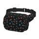 thumbnail image 2 of Fotbe Colorful Insect Cangurera Cuadrada con Estampado de Doble Capa, Bolsa de Cintura Ajustable Mini para Hombres y Mujeres, 2 of 9