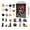 A003- Style C, variant on Spooky Halloween Decorations, 2026 Advent Calendar for Student, Halloween Countdown Calendar with 24Pc Blind Box, Mini Resin Figurines of Ghost, Skeleton, Pumpkin, Witch & Spooky