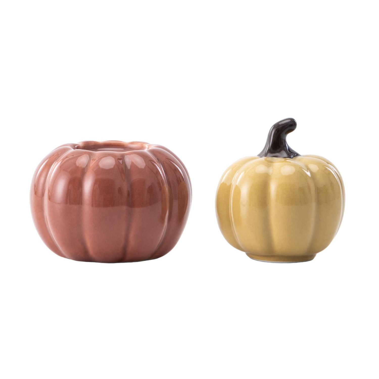 Way to Celebrate Salière et poivrière figuratives en céramique, paquet de 2