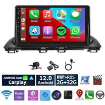 Android 13 Car Stereo Radio 2 32G Compatible for Mazda 3 2014-2019, with FM/SWC Bluetooth Backup Camera Carplay Android Auto GPS Navi