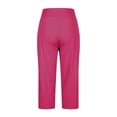thumbnail image 5 of Yoga Leggings for Womens High Waisted Tummy Control Capris Put On Strech Athletic Track Capri Pants Light Breathable Sweatpants Gym Traning Track Joggers Pants 2025, 5 of 7