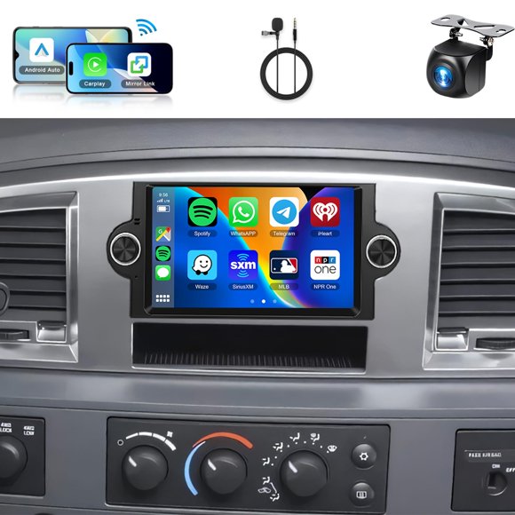 Estéreo para auto METEESER 6.2" Android 13 WiFi CarPlay 2GB+64GB