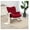 Burgundy, variant on Nursery Rocking Chair Teddy, Upholstered Glider Rocker with High Backrest, Comfortable Stylish Accent Armchair with Padded Seat for Living Rooms, Bedrooms, Offices, Burgundy